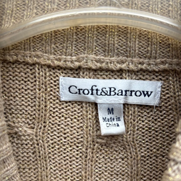 Craft and Barrow full zipped sweater, size M - Picture 4 of 6